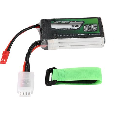 Airtonk 450mAh 11.1V 30C JTS fiche batterie lithium pour bateau voiture avion drone RC (1/5)