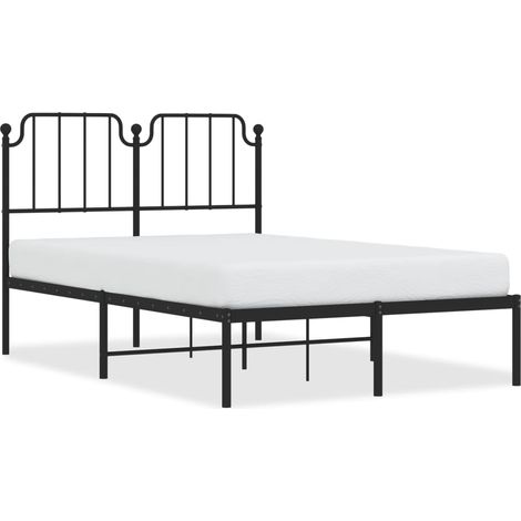 Maison Exclusive - Estructura cama sin colchón con cabecero metal (1/5)