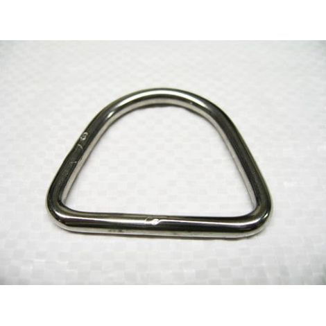 Stainless Steel D Ring 5MM x 45MM (Rigging Hardware Webbing Buckles) (1/2)