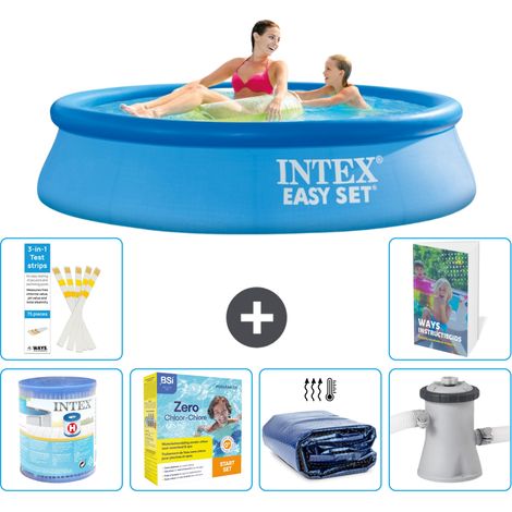 Intex Piscine Easy Set Ronde - 244x61 cm - 7-pièces S50 (1/5)