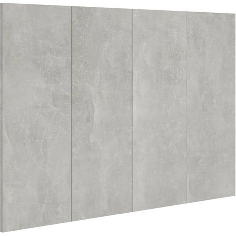 Maison Exclusive - Kopfteil Betongrau 120x1,5x80 cm Holzwerkstoff