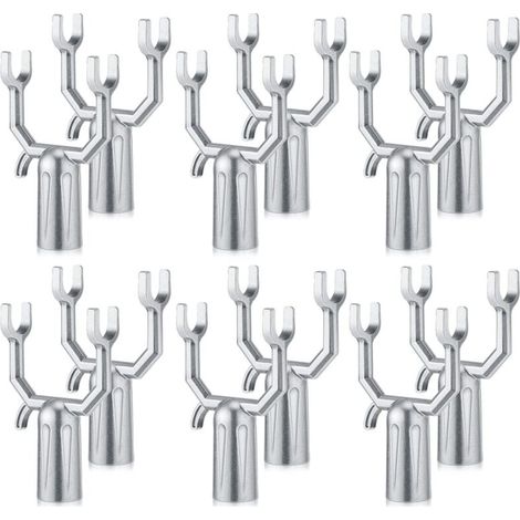 12 supporti metallici per rami di alberi da frutto, stecca, stampella, kit di raddrizzamento (1/4)