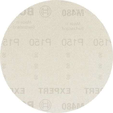 GRILLE ABRASIVE POUR PONCEUSE EXCENTRIQUE BOSCH ACCESSORIES EXPERT M480 2608900674 NON PERFORÉ GRAIN NUM 150 (Ø) 125 MM 5 PC(S)