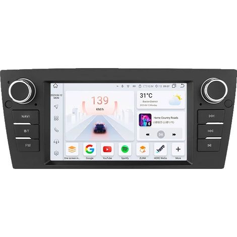 Carplay, Lecteur Multimédia, Intégration Smartphone, compatible avec BMW Série 3 E90 E91 E92 E93 06 - 12, S8-4G 8Core-8G 128G (1/2)
