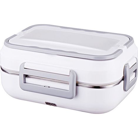 Réchauffeur de nourriture électrique de boîte à déjeuner 304 réchauffeur portatif multifonctionnel chauffé d'acier inoxydable pour le bureau de voiture à la maison (1/5)