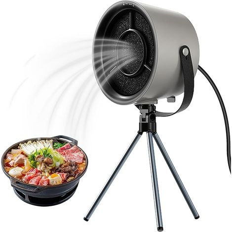 Extractor Hood, Portable Kitchen Extractor Hood with 3 Speeds Extractor Fan, Office Hood for Home, Kitchen, Camping, Barbecue, Stock Pot (1/5)
