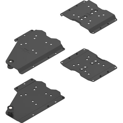 Blum REVEGO duo Pocketverbinder-Set für Anw. ohne Sockel für 18-19mm RE, schwarz