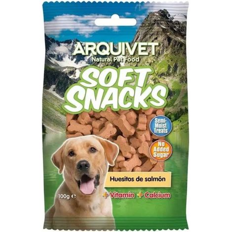 Galletas Arquivet sabor salmón en cubos 100 g (1/2)