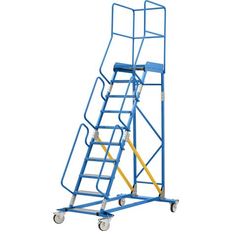 eurokraft pro, Plate-forme mobile, marches en aluminium, 10 (1/5)
