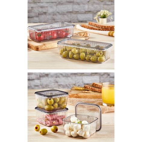 Set di scatole portaoggetti Set Antracite (1/4)