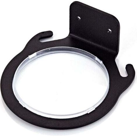 Support mural pour sèche-cheveux Black space Support mural pour sèche-cheveux Support mural pour sèche-cheveux en aluminium (sans vis) pour salle de bains Diamètre intérieur 7,5 cm (1/4)
