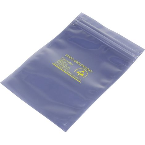 TRU COMPONENTS ESD-Beutel (L x B) 152 mm x 100 mm abschirmend ESD-Kennbuchstabe S wiederverschließb