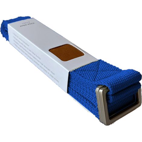 Sangle De Yoga - 240 Cm - Boucle Métallique Réglable - Pour Étirements Et Postures Yoga - 1 Pièce (1/5)
