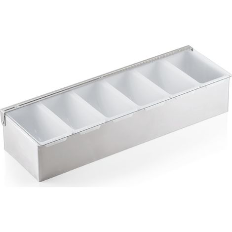 Porte-condiments en Acier au nickel-chrome L 450 mm l 150 mm H 90 mm - Was Germany (1/2)