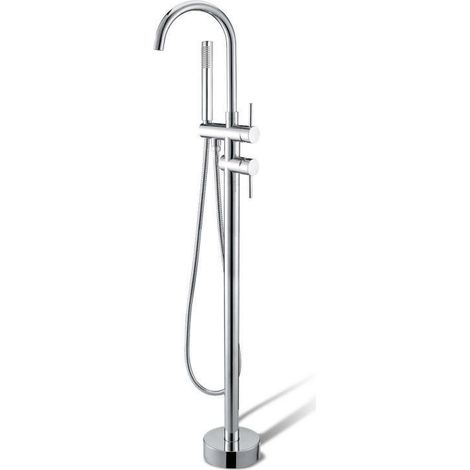 Robinet De Baignoire Au Sol 007 Chromé Collection Erymanthe (1/2)