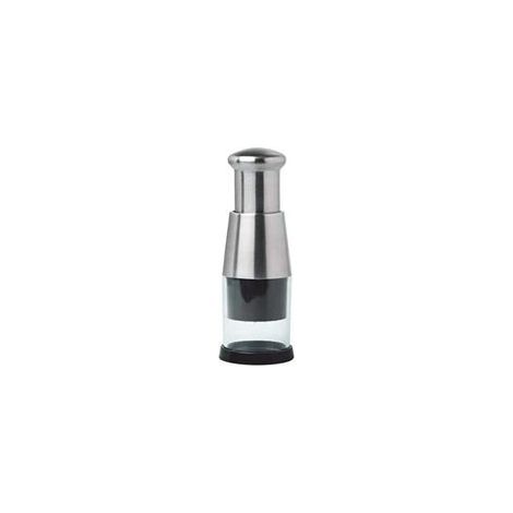 Picadora multifuncional de cebolla y ajo, cortadora de verduras de acero inoxidable, cortadora manual de verduras, picadora de cebolla, prensa de ajo (cuchilla de acero inoxidable 304). - Crezuo (1/5)