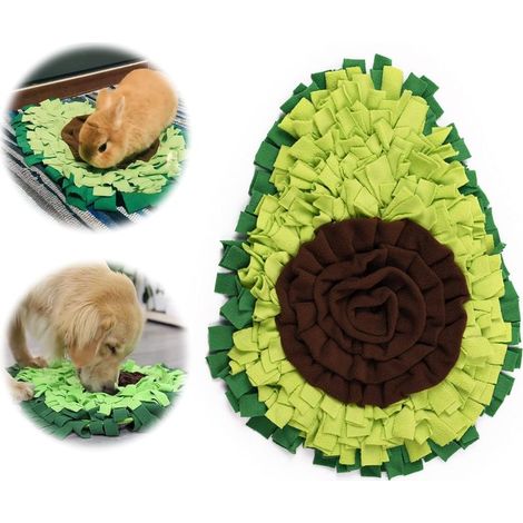 Tapis à Renifler pour Chiens - Tapis de Fouille Chien Tapis éducateurs pour Chiens, Coussinets Slow Food pour Chiens Coussinets renifleurs pour Animaux de Compagnie (1 pièce, Vert) (1/5)