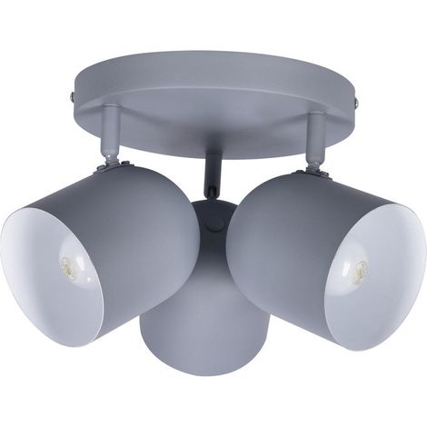 Plafoniera Candellux Azuro 98-63236 grigia 32cm 3xE27 (1/5)