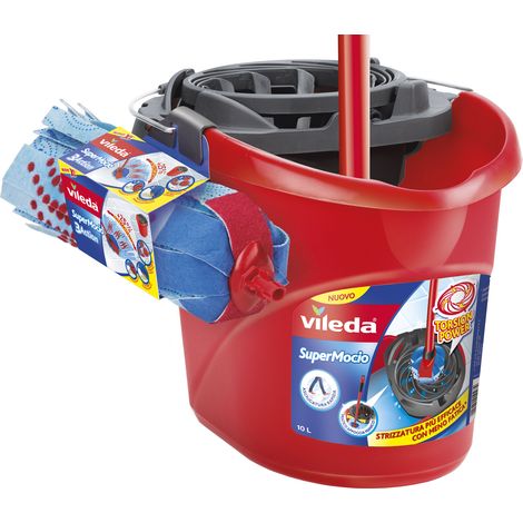 Supermocio Vileda Set Completo Con Manico E Fiocco 3Action Xl (1/5)