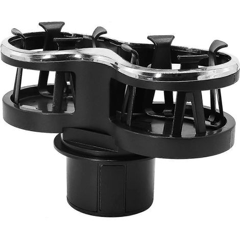 Porte Gobelet Voiture Multifonctionnel 2 en 1 Adaptateur d'extension de Support de Boisson de Voiture Double Trou Porte-Boissons Porte-Voiture av (1/5)