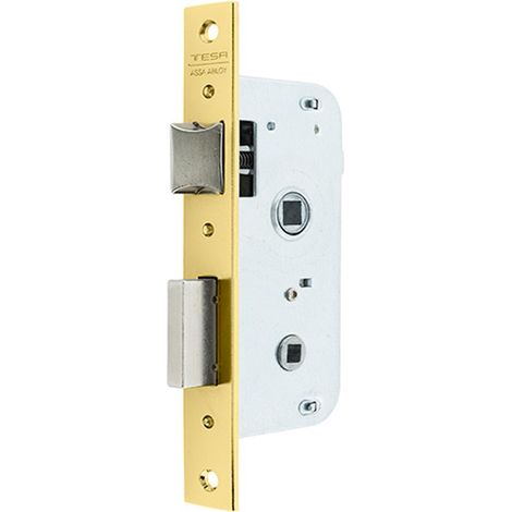 Cerradura Madera Embutir 20X40Mm 200440Hl Laton Canto Cuadrado Tesa