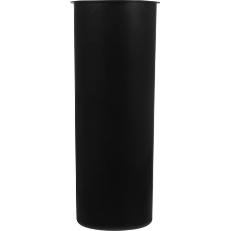 Black Plastic Toilet Brush, Elegant Cup for Cleaning and Storage, Home & Hotels (1/5)