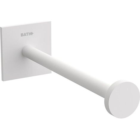 COSMIC Single Arm Toilet roll holder, Self-adhesive, White, Stick Collection (1/5)