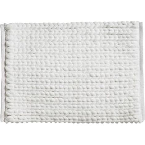 Tapis de Salle de Bain "Épais" 50x75cm Blanc (1/3)