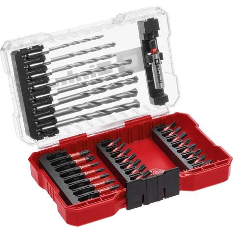 Einhell 108753 33teilig Bohrer- und Bit-Sortiment Stein, Beton, Mauerwerk 3 mm, 4 mm, 5 mm, 6 mm, 7 (1/5)