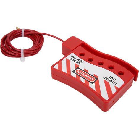 Durable portatif réglable de dureté élevée de lock-out de câble résistant à l'usure (1/5)