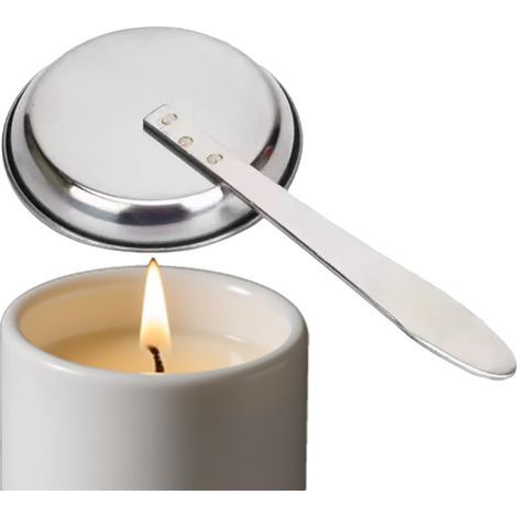 Extincteur de bougie à poignée longue outils de bougie en acier inoxydable Outil de flamme portable résistant à la chaleur pour la maison (1/5)