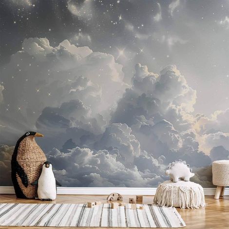Carta da parati artgeist stelle nuvole 350x245 cm decorazione