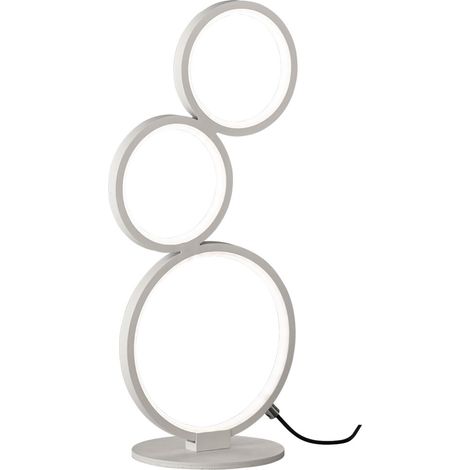 Lampe de chevet d'écriture LED blanc mat éclairage de chambre lampe de lecture dimmable