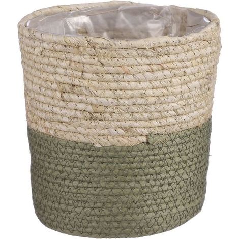 Mica Aufbewahrungskorb Rachel rund grün 18 x 18 cm Deko-Accessoires (1/3)