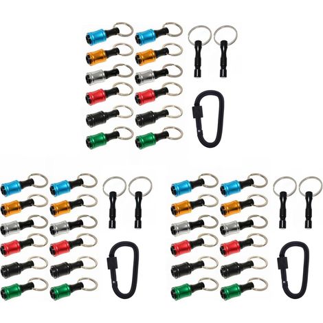 36 PièCes 1/4 Pouces Tige Hexagonale Porte-Embouts Porte-CléS, Porte-CléS Barre D'Extension Tournevis Porte-Embout Adaptateur de Prise (1/5)
