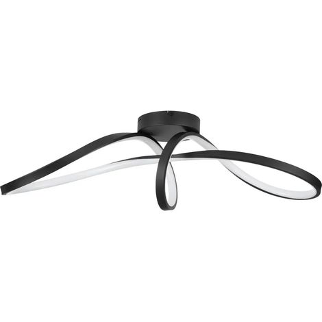 [NEUWERTIG] B-Ware Eglo Deckenleuchte Lampe Led Connect Calarossa Z Schwarz Smart Home Dimmbar App