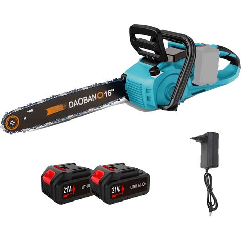 Tronçonneuse, Puissante 3500W, Fonctionnement Sans Fil, EU-2 Batterie 1 Prise (1/2)