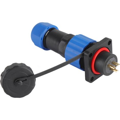 Connecteur d'alimentation aéronautique carré étanche IP68, adaptateur de terminal industriel SP163 broches (380 V 10 A) (1/5)