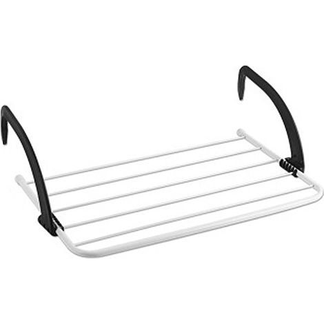 Étendoir À Linge Pliable En Acier Inoxydable Pour Salle De Bain Et Balcon Charge 5kg (1/5)