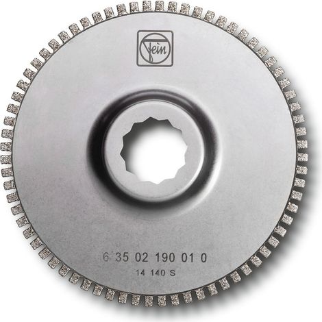 Fein 1x Diamant-Sägeblatt mit offener Verzahnung SuperCut 105 mm - 63502190010 (1/2)