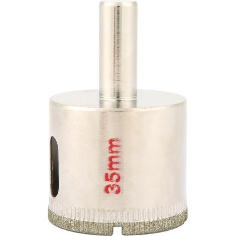 3 outils pour ouvrir les trous dans les carreaux de verre et le marbre, forets à verre, outil pour arrondir et polir les perles (35 mm, 45 mm, 55 mm) (1/4)