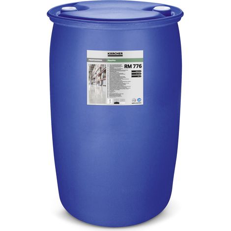 KARCHER Detachant Traces de Pneus et Abrasion FloorPro RM 776 62955720, Bidon de 200 L, pH 13, pour Sols Industriels, Formule Alcaline (1/5)