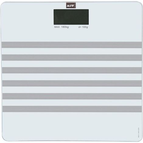 MSV Pèse Personne Verre SEAUVILLE Gris Clair (1/5)