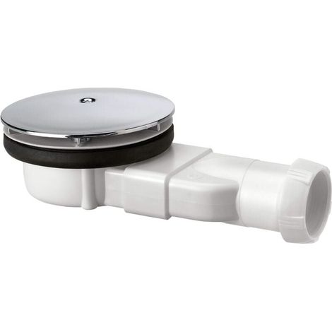 726213002 Bonde de Douche Extra-Plate Dôme ABS, blanc (1/4)