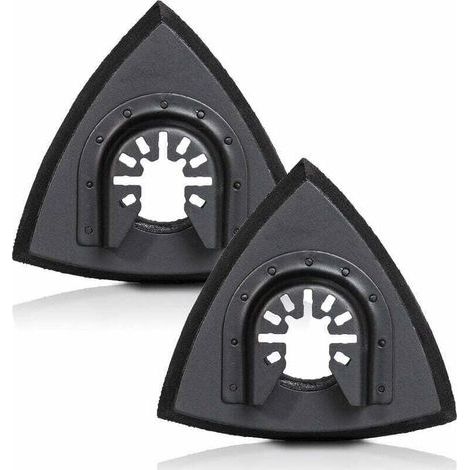 Patins de ponçage triangulaires universels - Velcro, (2 pièces) (1/5)