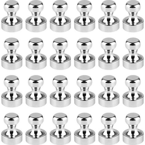 24pcs Aimants Puissants, Aimant Frigo, Aimant , Magnet Frigo, Aimants Tableau Magnétique, Petit Aimant Puissant