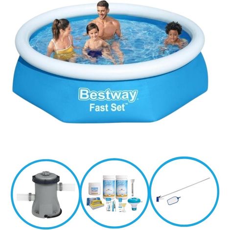 Bestway Bestway Fast Set Ronde - 244x61 cm - 4-pièces S22626 (1/5)