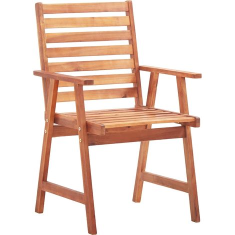 Maison Exclusive - Sedie da Pranzo da Esterni 6 pz in Legno Massello di Acacia (1/5)