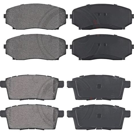KIT PASTIGLIE FRENO ANTERIORI E POSTERIORI compatibile con MAZDA PREMACY (CP) / PASTIGLIE FRENANTI AUTO OEM FDB1557 FDB8950,FDB1721 FDB372 / SOSTITUZIONE DIRETTA / BASSA POLVERE / SILENZIOSO