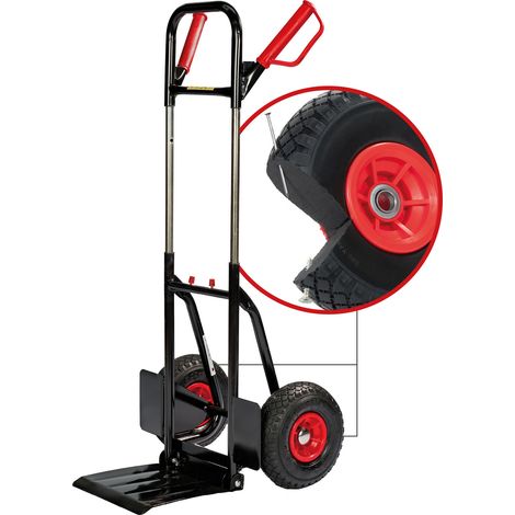 Pro-Bau-Tec 1-2-3 Profi-Stapelkarre mit PU-Rädern